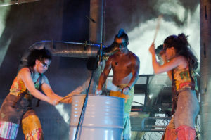 Les Diables de la garrigue en concert à la Feria de Béziers