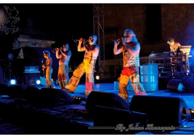 Les Diables de la garrigue en concert à la Feria de Béziers