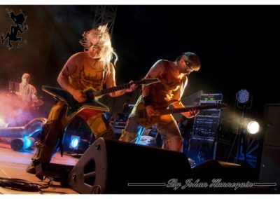 Les Diables de la garrigue en concert à la Feria de Béziers