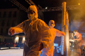 Les Diables de la garrigue en concert à la Feria de Béziers