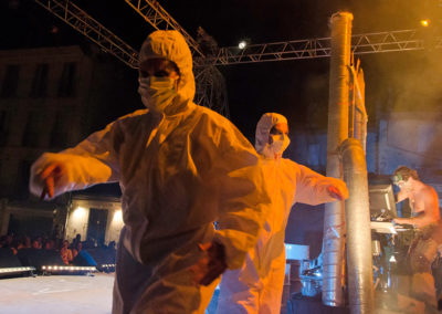 Les Diables de la garrigue en concert à la Feria de Béziers