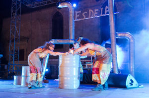 Les Diables de la garrigue en concert à la Feria de Béziers