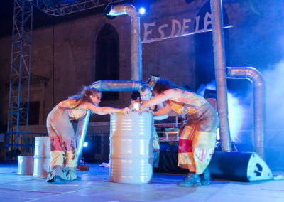 Les Diables de la garrigue en concert à la Feria de Béziers