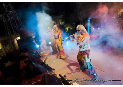 Les Diables de la garrigue en concert à la Feria de Béziers