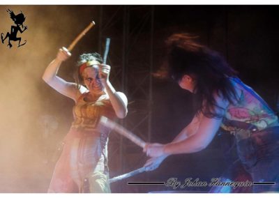 Les Diables de la garrigue en concert à la Feria de Béziers