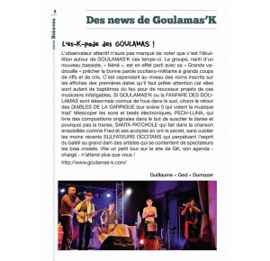 Chronique es-k-pade des goulamas