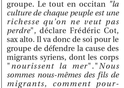 Goulamas'K dans le journal La Provence en août 2017