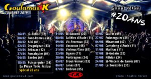 Tournée goulamas k 2019