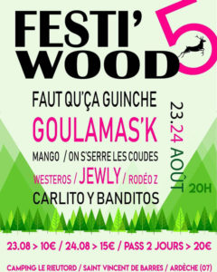 Goulamas'K au Festi'Wood