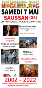 Santa Patchole à Saussan (34) - Macarel 20 ans