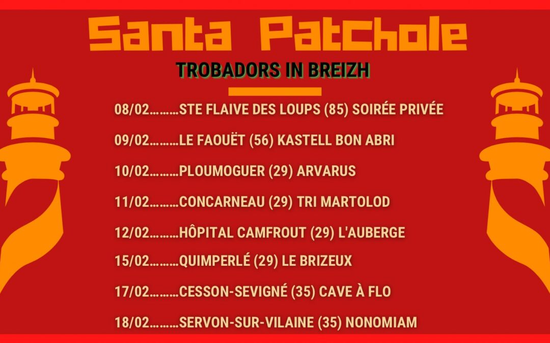 Tournée bretonne pour Santa Patchole