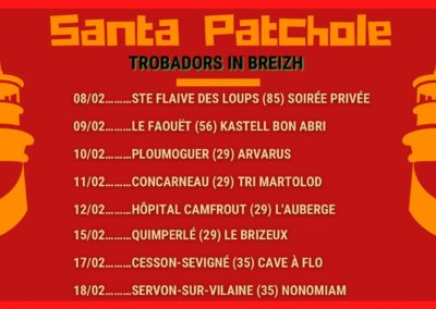 Tournée bretonne pour Santa Patchole