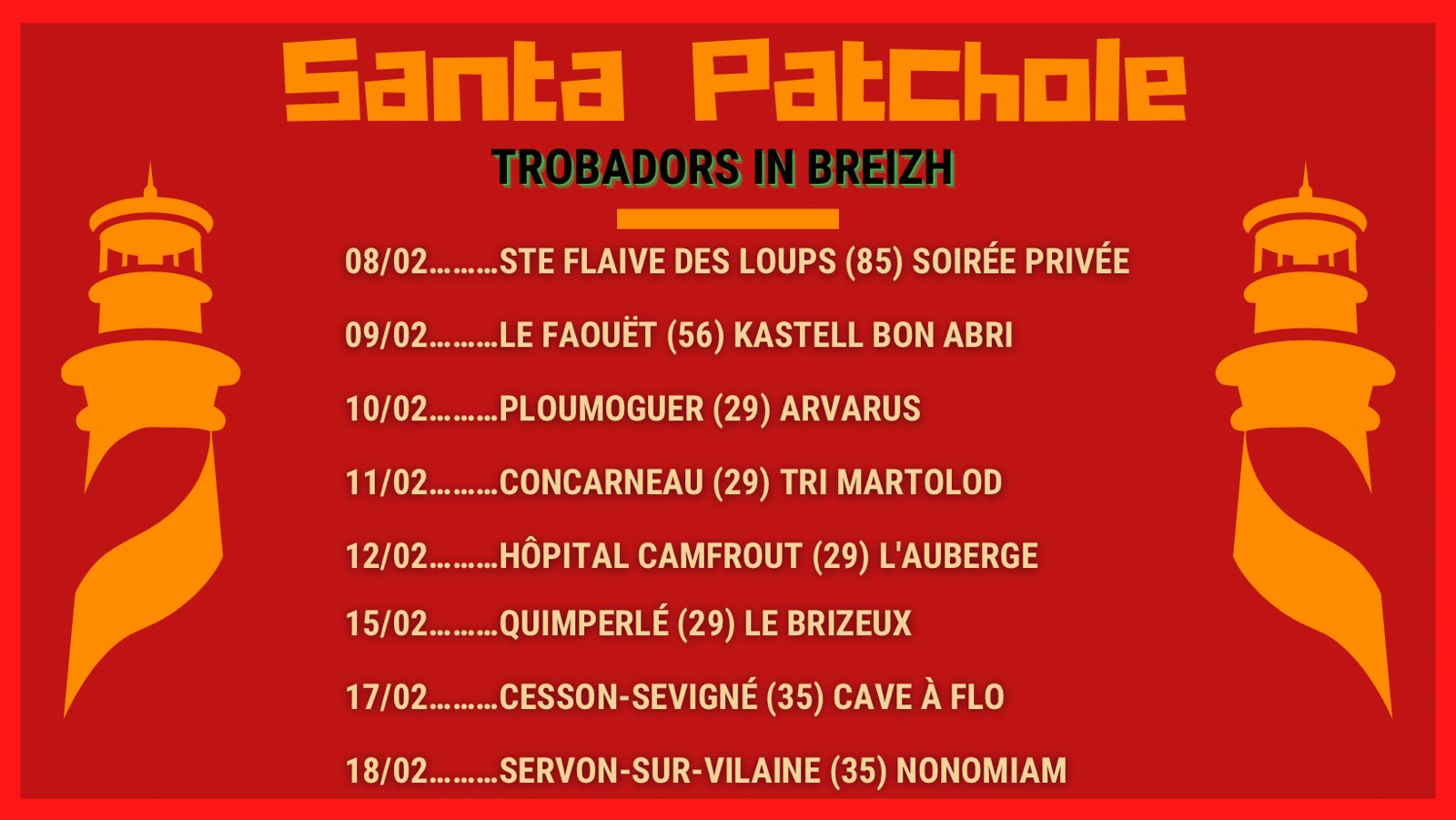 Santa Patchole - Tournée Bretagne