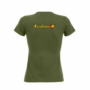 tshirt kaki - dos - sempre aqui - femme