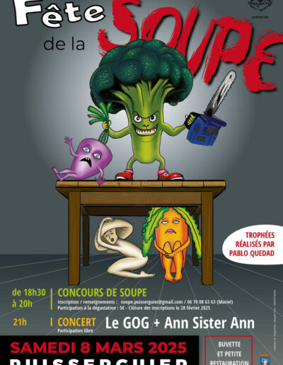Le GOG à la Fête de la Soue, 8/03/25 à Puisserguier (34)