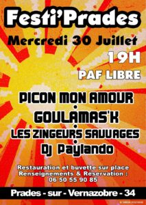 Goulamas'K à Prades-sur-Vernazobre (34), le30/07/25