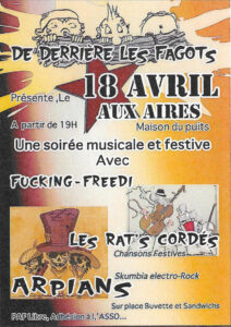 Arpians + Fucking Freedi aux Aires (34), le 18/04/26