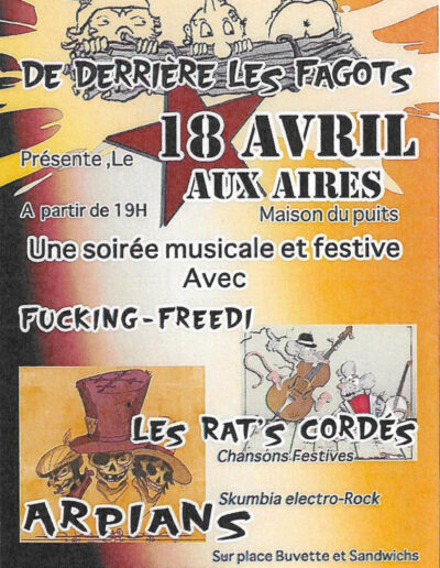 Arpians + Fucking Freedi aux Aires (34), le 18/04/26