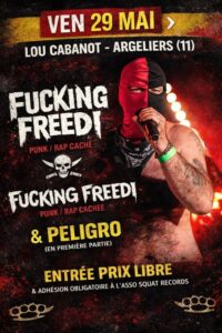 Fucking Freedi à Argeliers, le 29/05/26