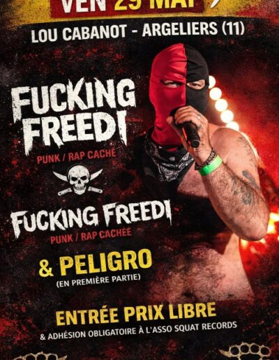 Fucking Freedi à Argeliers, le 29/05/26