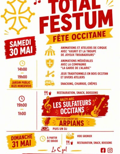 Les Sulfateurs Occitans + Arpians à Bize, le 30/05/26